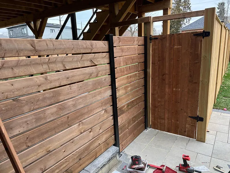 Couple of gates and a privacy wall3 Couple of gates and a privacy wall3