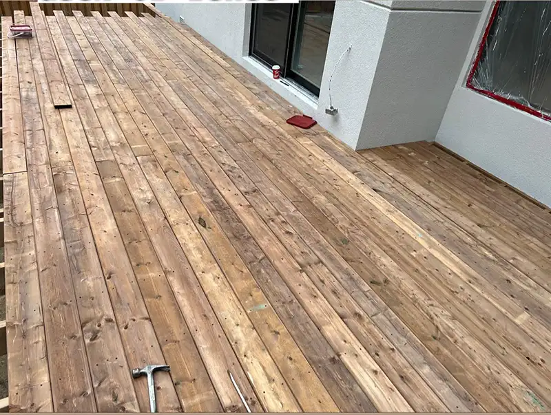 new deck Fresh new deck