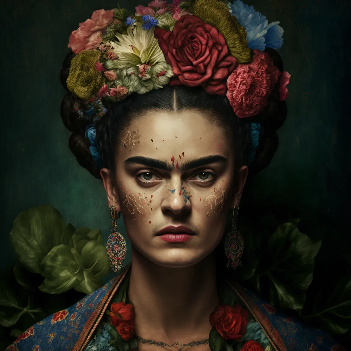 Frida Kahlo 1150 Lower Background